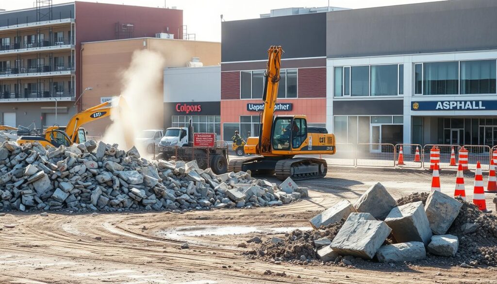 Demoliciones y Excavaciones Previas a la Instalación de Carpeta Asfáltica Demoliciones y Excavaciones Previas a la Instalación de Carpeta Asfáltica