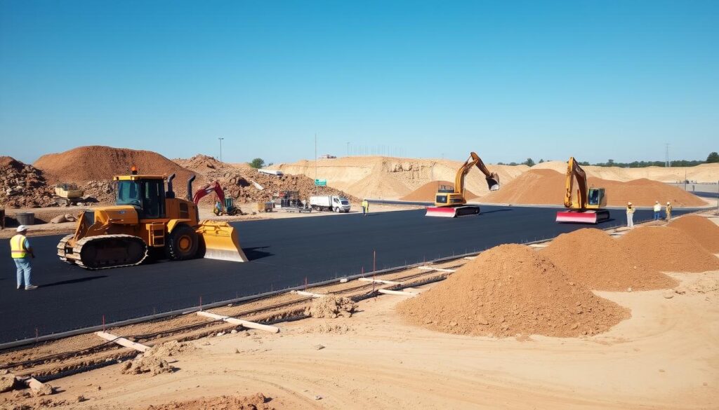 Nivelaciones y excavaciones en obras de gran escala Nivelaciones y excavaciones en obras de gran escala