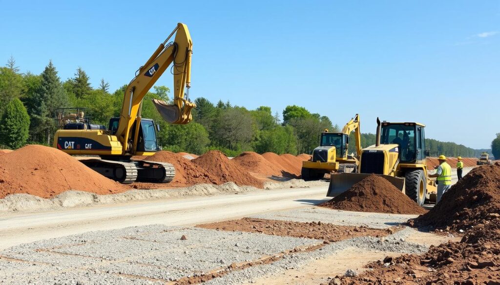 excavación en infraestructura vial