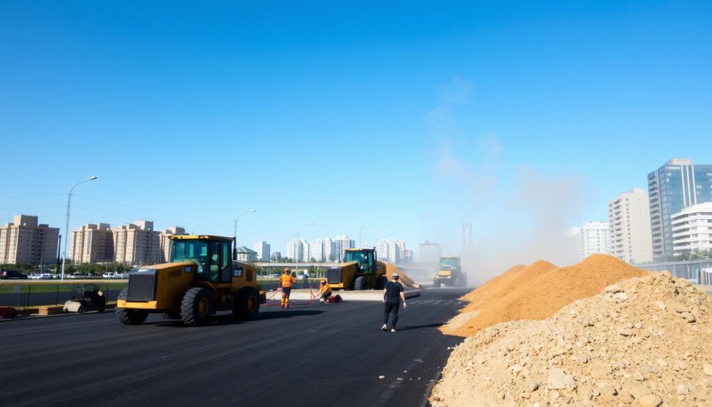 movimiento de tierra en obras de pavimentación movimiento de tierra en obras de pavimentación
