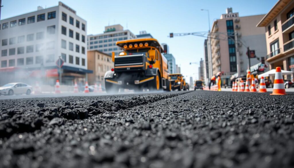 qué es el asfalto en caliente