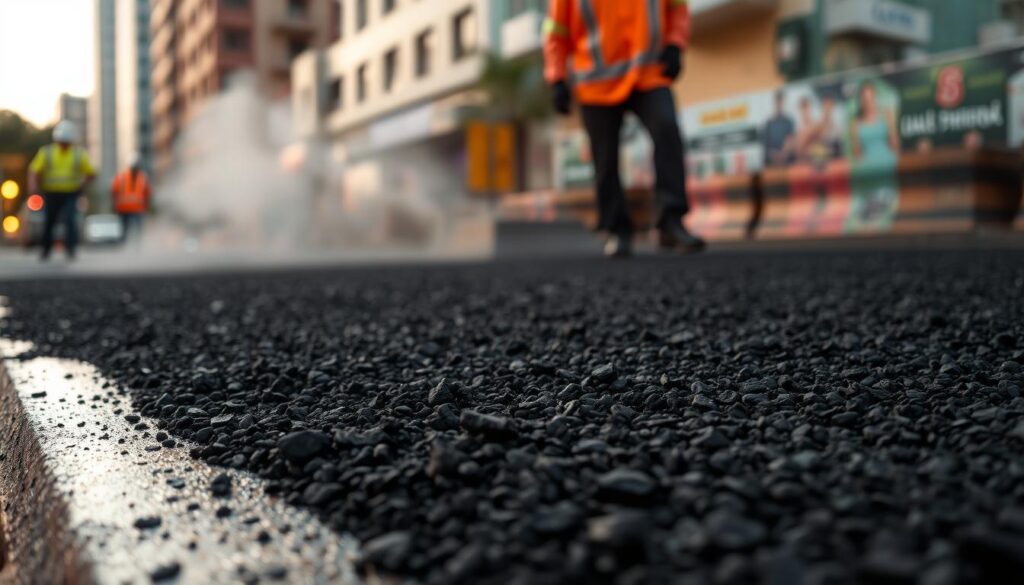 qué es el asfalto en caliente