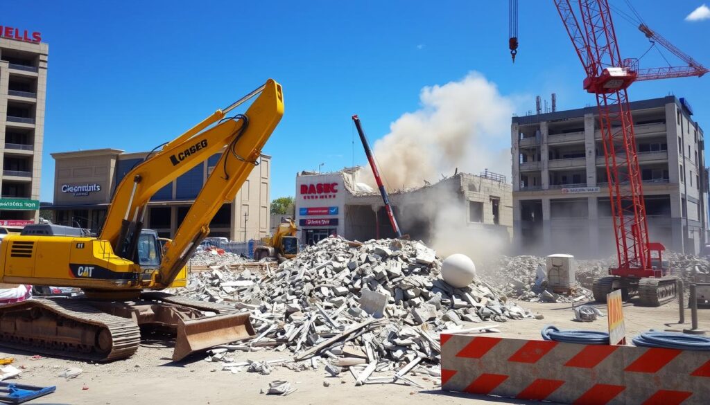 técnica de demolición