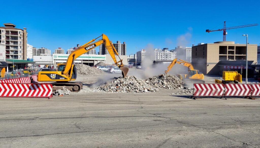 • Demoliciones y Excavaciones en Proyectos Comerciales con Carpeta Asfáltica