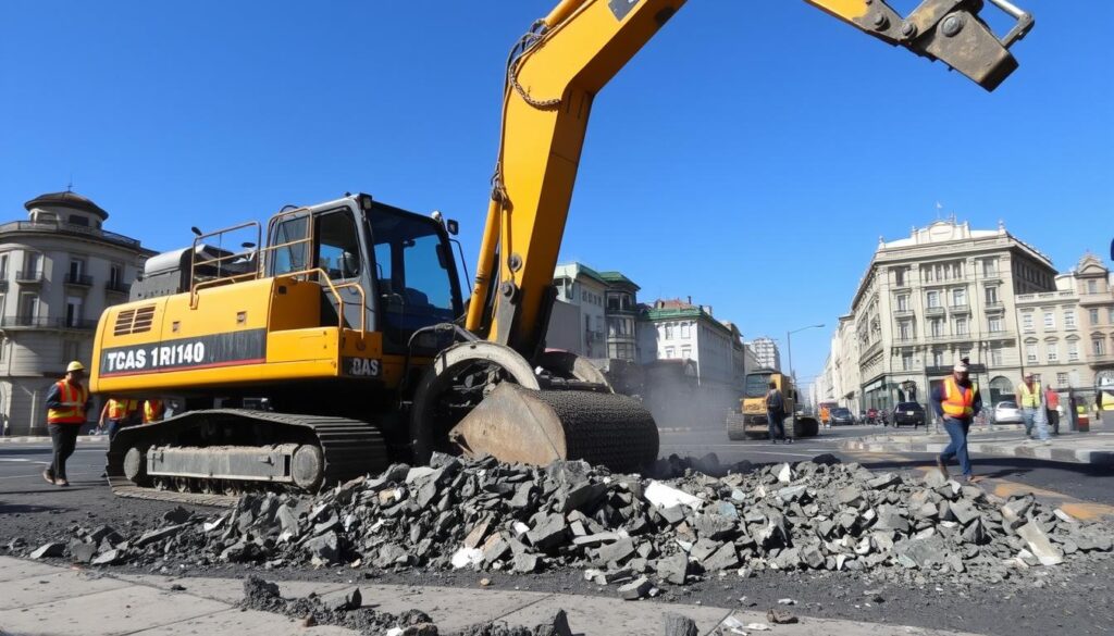 • Excavaciones y Demoliciones en Obras de Pavimentación Urbana en Lima