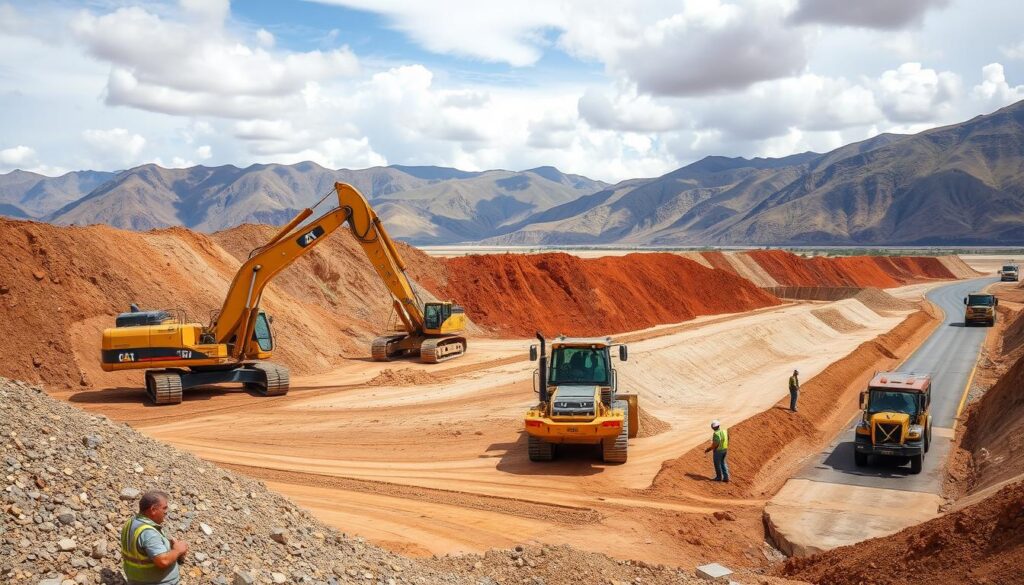 • Excavaciones y Movimiento de Tierra en Obras de Pavimentación de Gran Escala