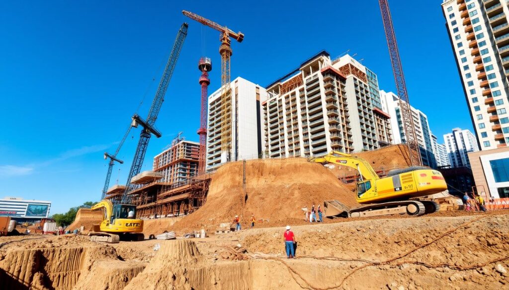 • Excavaciones y Movimiento de Tierra en Proyectos Comerciales de Gran Escala c