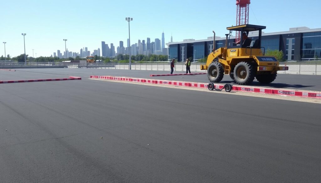 • La Importancia de las Nivelaciones en Obras de Pavimentación Comercial con Ca