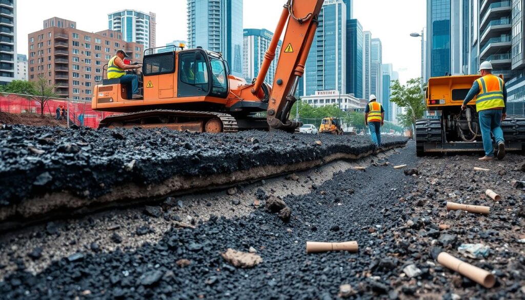 • Mejores Técnicas de Excavación para Obras de Pavimentación Urbana con Asfalto