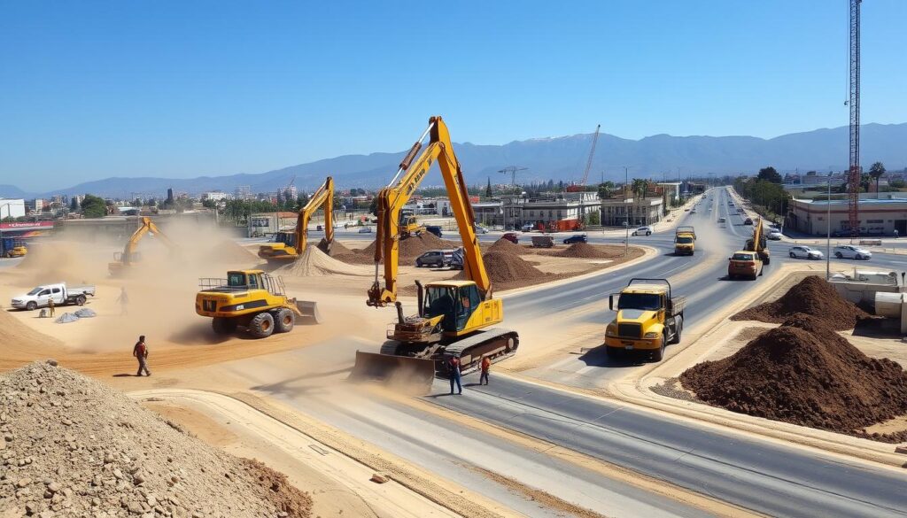 • Movimiento de Tierra para Obras de Pavimentación de Gran Escala en Lima