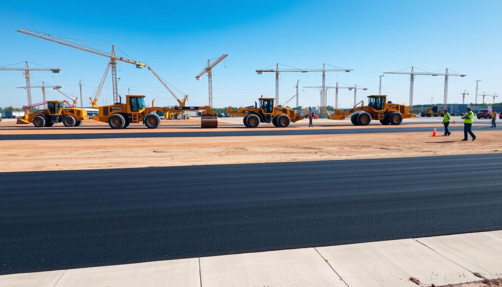 • Nivelación de Terrenos en Proyectos de Infraestructura con Asfalto