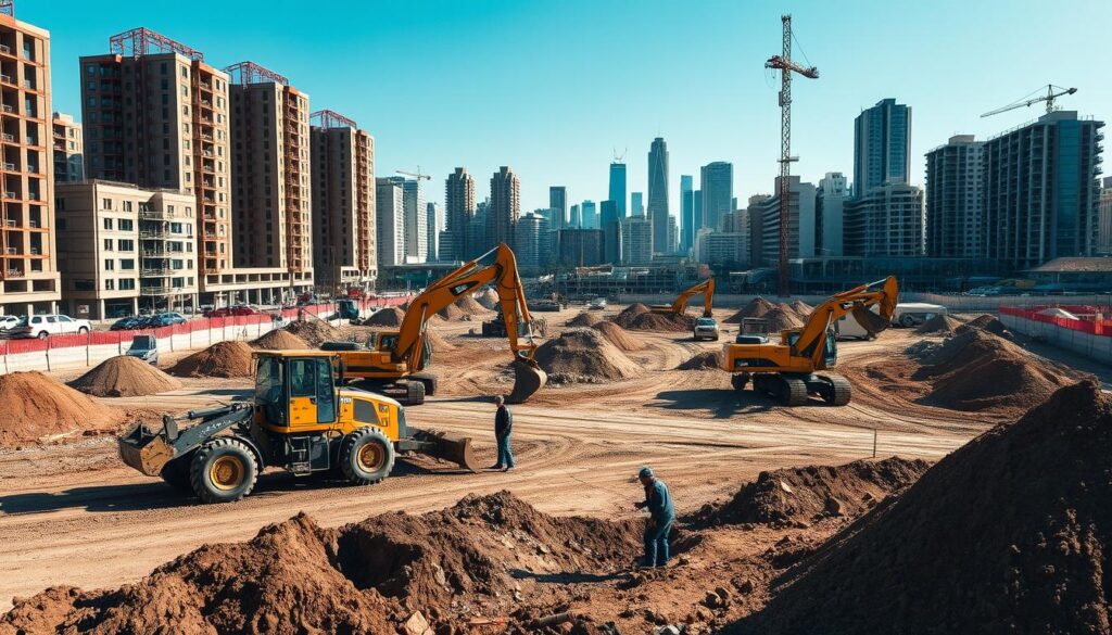 • Nivelación de Terrenos para la Colocación de Asfalto en Proyectos Urbanos