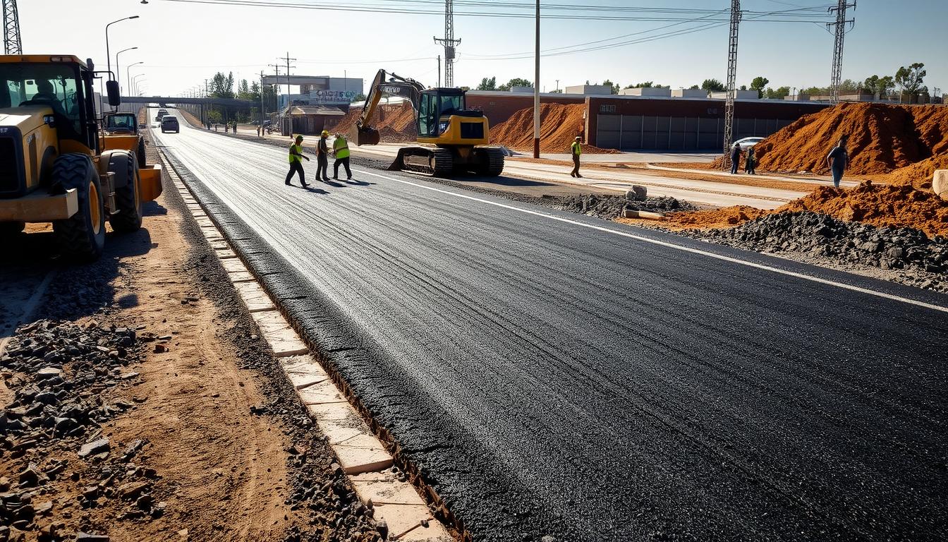 • Nivelaciones y Excavaciones en Obras de Gran Escala con Pavimentación Asfálti