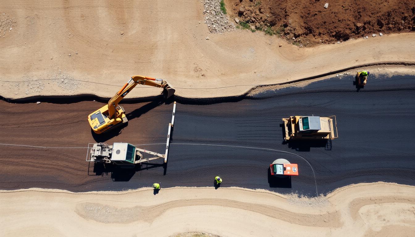 • Proceso Completo de Excavación y Colocación de Carpeta Asfáltica