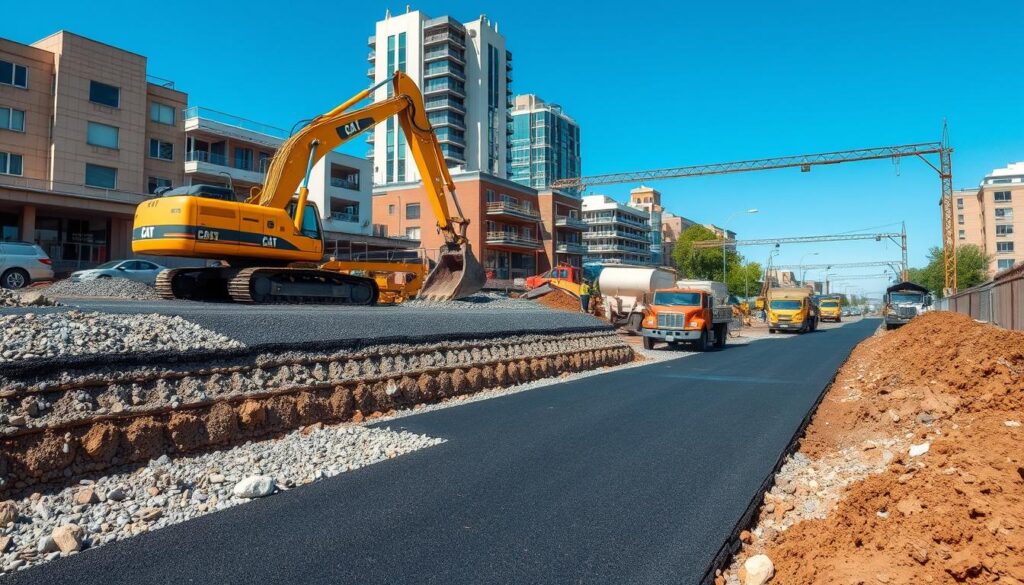 • Proceso Completo de Excavaciones para Proyectos de Pavimentación Urbana