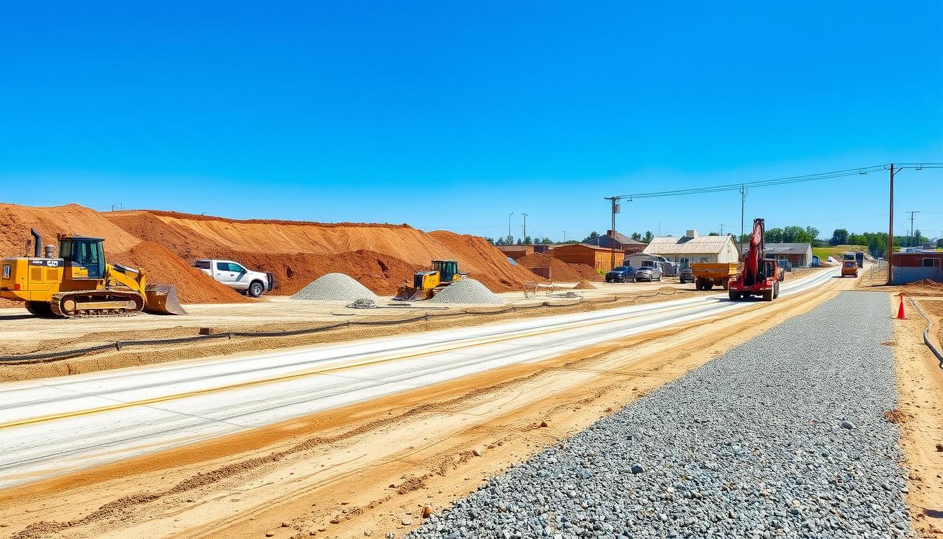 • Proceso Completo de Movimiento de Tierra y Pavimentación con Carpeta Asfáltic
