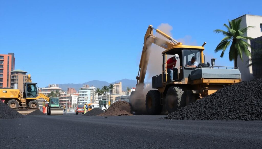 • Proceso de Excavación para Pavimentación de Calles con Asfalto en Lima