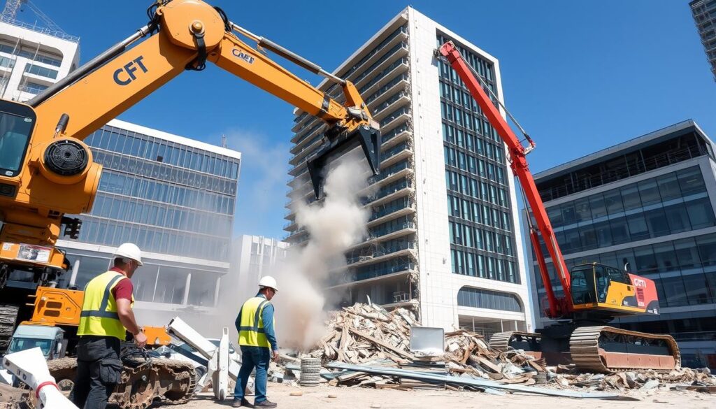 • Técnicas Avanzadas para Demoliciones en Proyectos Comerciales con Pavimentaci